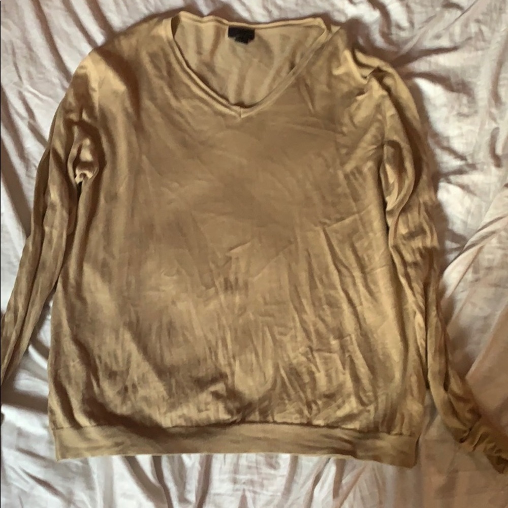 H&M Black Label Silk Cotton Dress Sweatshirt